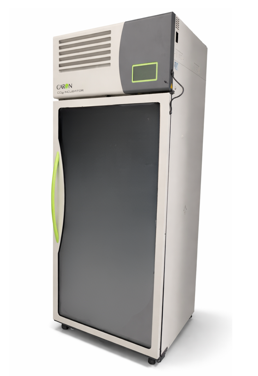 Caron CO2 incubator with WHEATON R2P 2.0 Roller Rack Model 7402-33-1